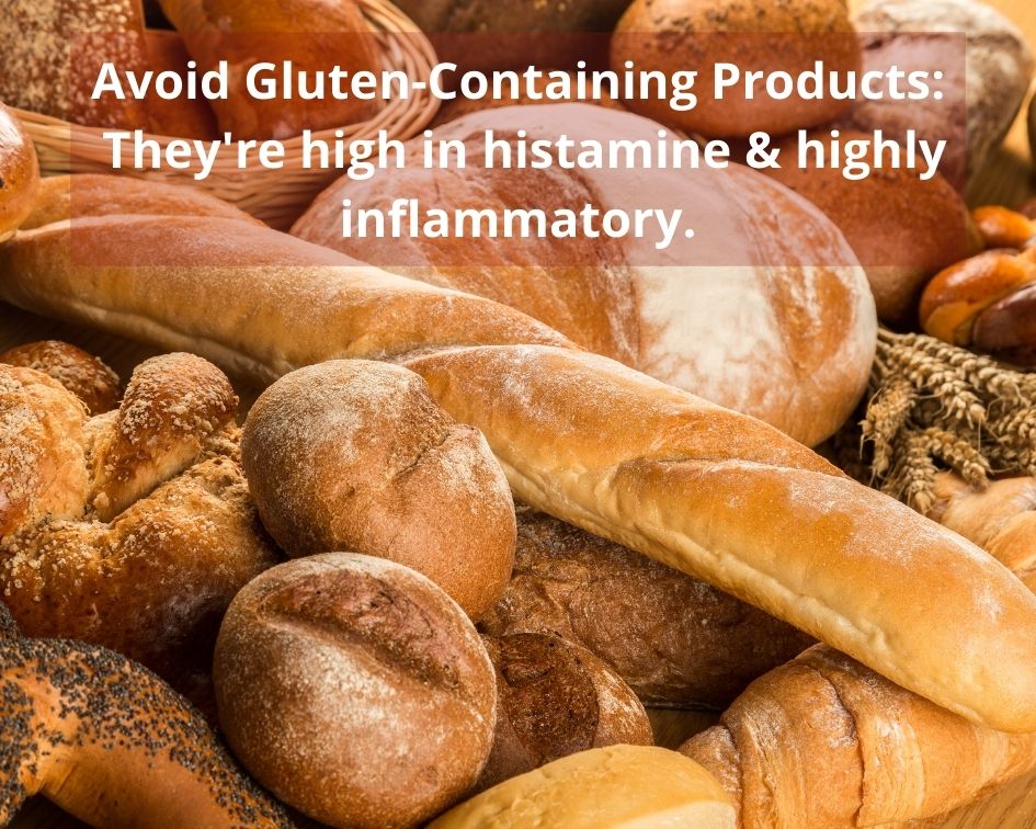 Avoid Gluten Products High Histamine